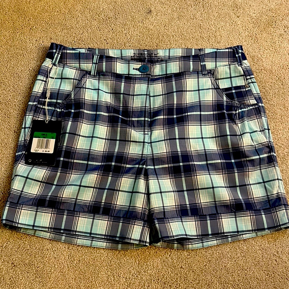 Nike girls golf shorts
